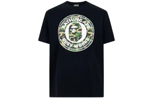 A BATHING APE T Shirts Men's Black Crew Neck Moderate Other