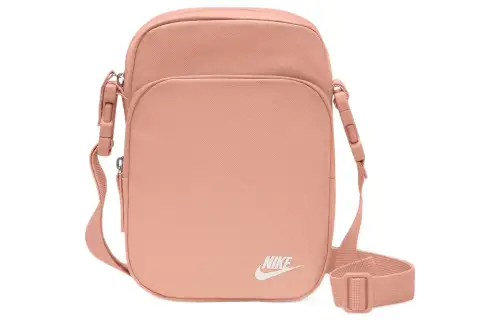 Nike Heritage Polyester Cell Phone Pouch, Shoulder Bag, Crossbody Bag Regular Unisex Pink