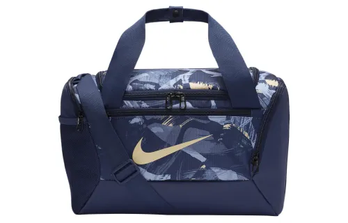 Nike Polyester Portable One Shoulder Crossbody Gym Bag Unisex Blue
