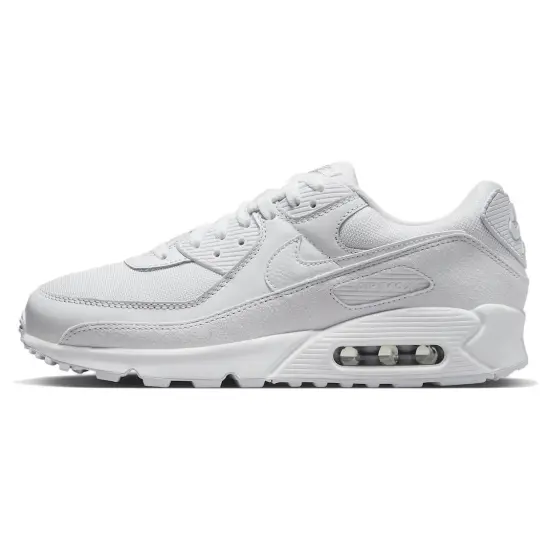Nike Air Max 90 Premium White Metallic Silver 2023