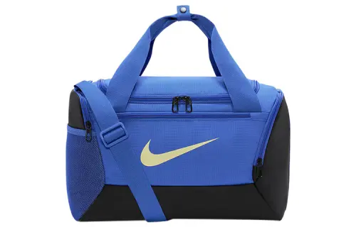 Nike Polyester Handbag, Shoulder Bag, Crossbody Bag, Luggage Bag, Gym Bag Unisex Blue