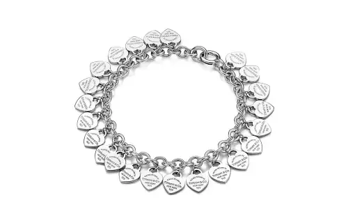 TIFFANY & CO. Return To Tiffany Collection Bracelets Women's Silver