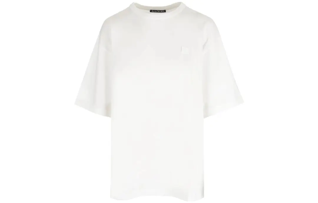Acne Studios Face Logo Patch Crewneck T Shirt