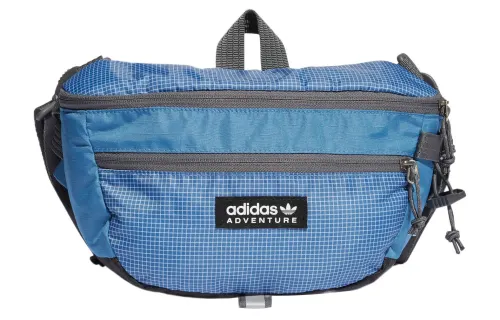 Adidas Originals Trefoil Recycled Material One Shoulder Crossbody Fanny Pack Large Unisex Altered Blue