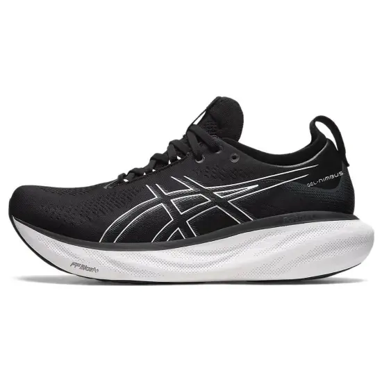 Asics Gel Nimbus 25 Wide 'Black Pure Silver'