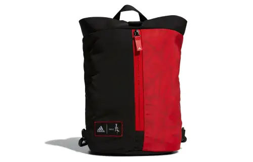 Adidas Polyester Bucket Bag Backpack Regular Men's Red Black