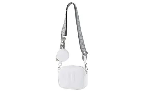 PUMA Polyurethane Crossbody Bag, Shoulder Bag Women's White