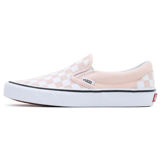 Vans Slip-on Skateboarding Shoes Unisex Low-top Pink/white