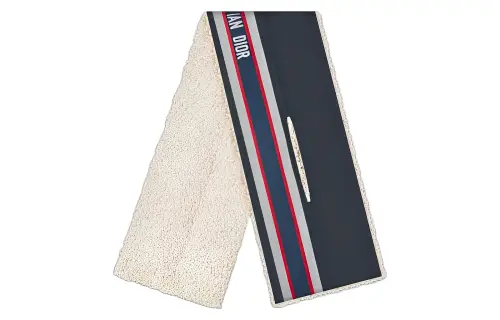 DIOR Knit Scarves Women's Dark Blue