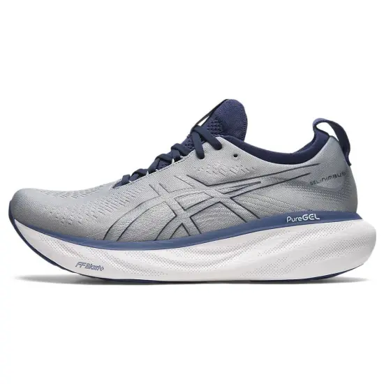 Asics Gel Nimbus 25 Wide 'Sheet Rock Indigo Blue'