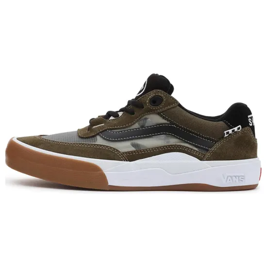 Vans Wayvee Skateboarding Shoes Unisex Low-top Brown/grey/white
