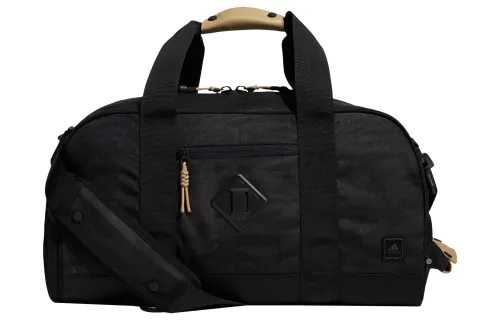 Adidas Recycled Polyester Portable One Shoulder Crossbody Gym Bag Medium Men's Black