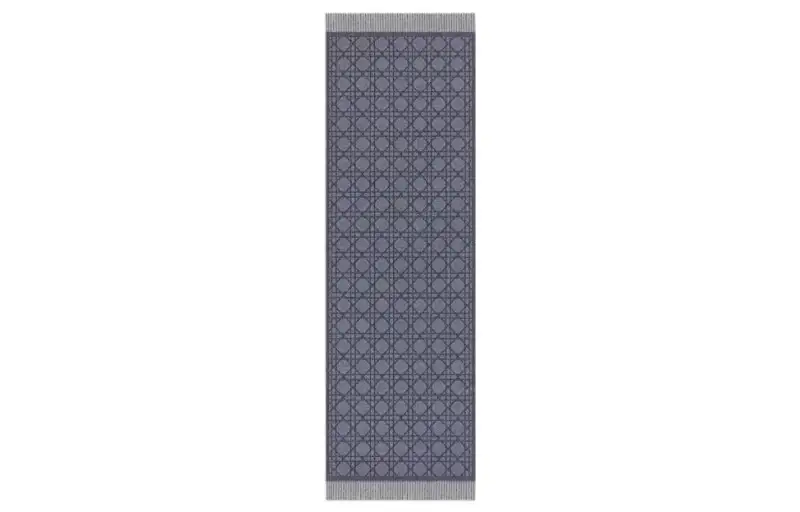 DIOR Knit Scarves Women's Gray