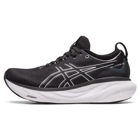 Asics Women's Gel Nimbus 25 Wide 'Black Pure Silver'