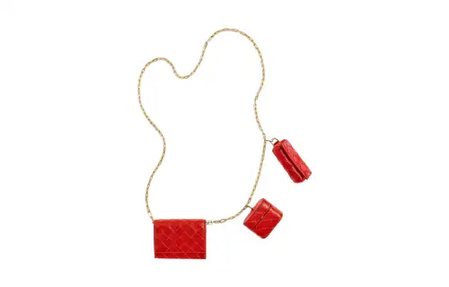 Bottega Veneta Cow Leather 3 in 1 Card Holder Women's Total Sand Red