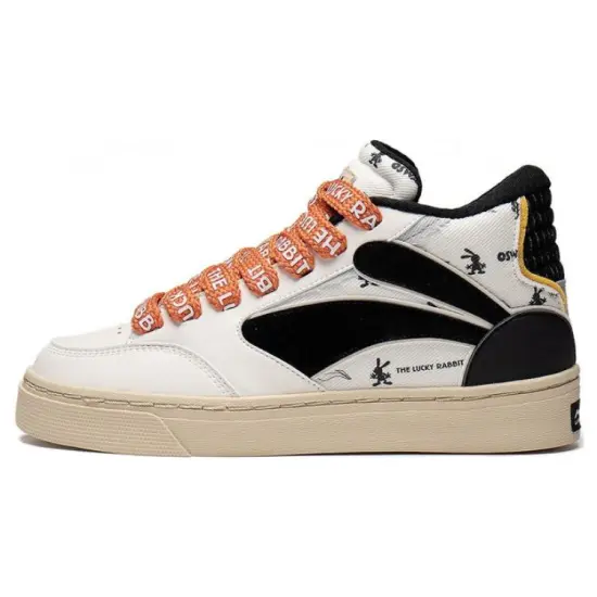 LINING Wei Wu 180 Skateboard Shoes Women's Mid-Top White Black
