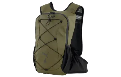 PUMA Polyester Backpack Regular Unisex Army Green