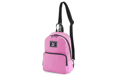 PUMA Prime Time Sling Femme Adjustable Removable Shoulder Strap Polyurethane Shoulder Crossbody Bag Regular Women's Pink