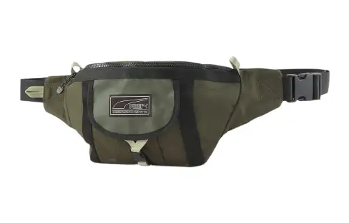 PUMA Polyester Shoulder Bag, Crossbody Bag, Fanny Pack Regular Unisex Army Green