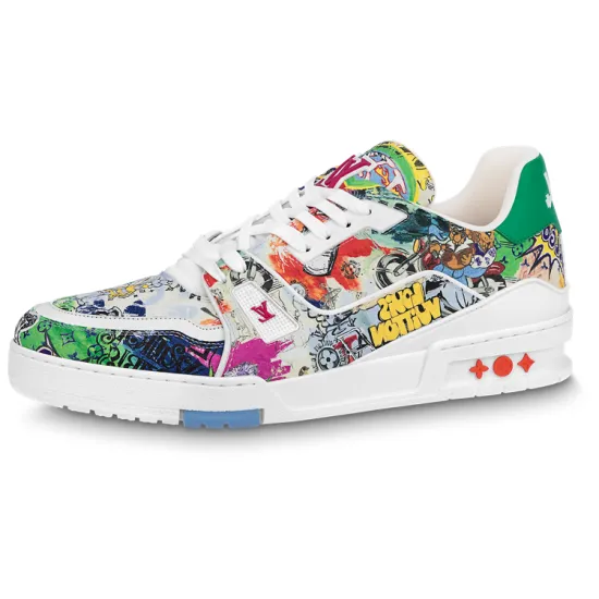 LOUIS VUITTON LV Trainer Comic Motifs Multi SS23