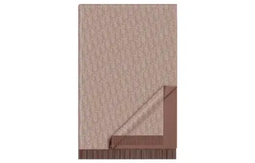 DIOR Knit Scarves Men's Dusty Pink