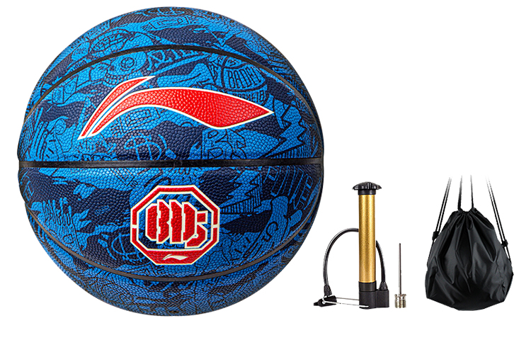 Li Ning Pu Basketball Blue Size 7 Training Unisex