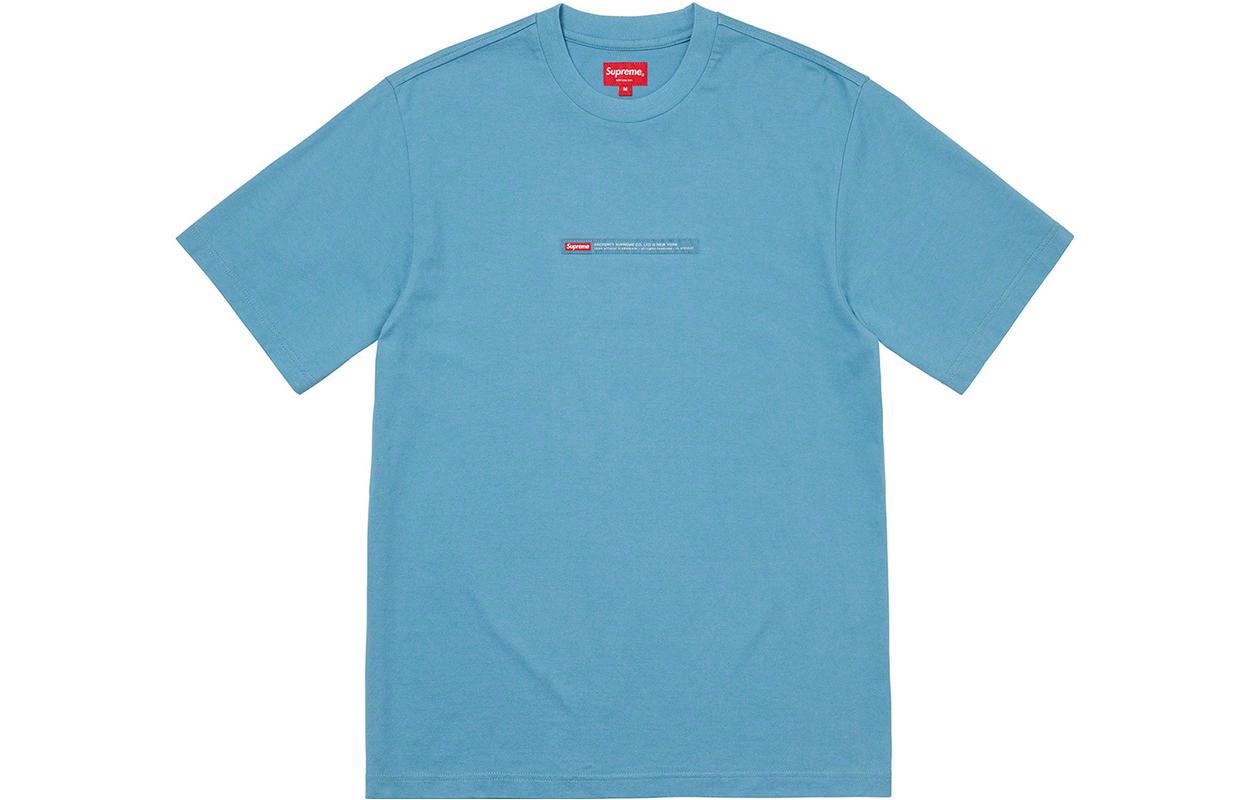 Футболка Supreme Supreme FW22 Week 6 Property Label S/s Top (белая)