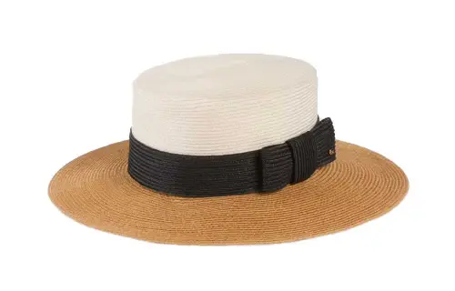 GUCCI Cotton Top Hats Women's Beige/Brown