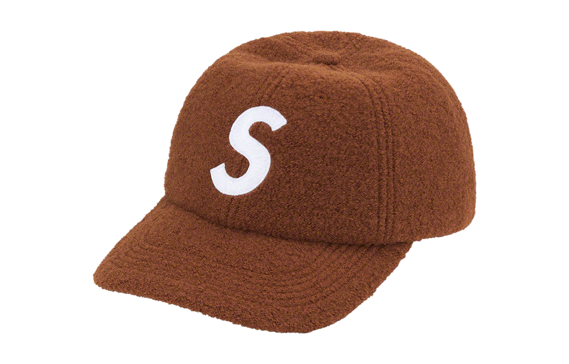 Кепка Supreme FW22 WEEK 6 BOILED WOOL S LOGO 6-PANEL (черная)