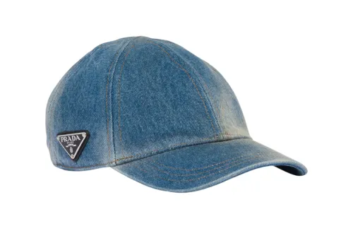 Prada denim baseball cap