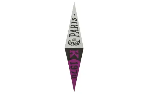 KENZO Logo Printed Neckerchief
