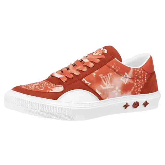 LOUIS VUITTON Ollie Sneakers 'Orange Tie Dye Style Monogram'