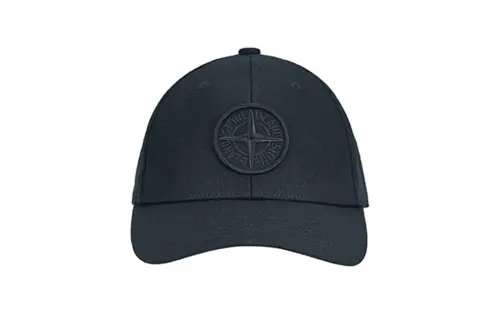 Stone Island compass-embroidery baseball hat