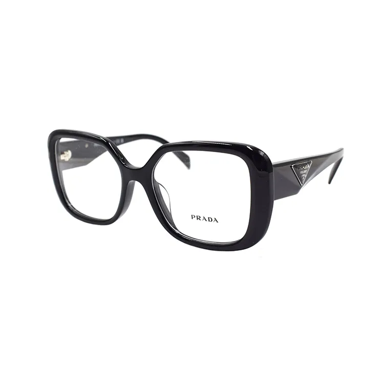 PRADA Plate Frame Square Eyeglass Frames Women's