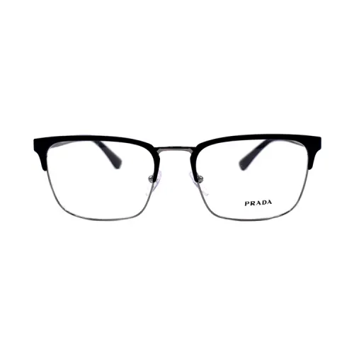 PRADA Prescription Glasses Men's Black/Gunmetal