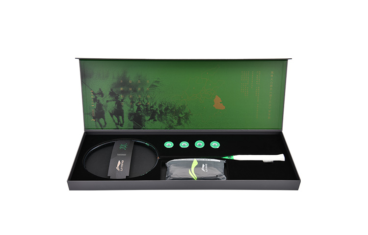 Li Ning Forest Volcano Collection Full Carbon Badminton Rackets Control Type All around Defense Professional 675MM