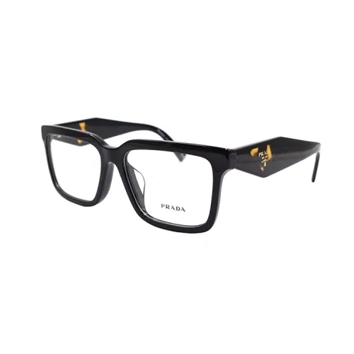 PRADA Rectangular Eyeglass Frames Women's Black