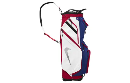 Nike Polyester Golf Bag Shoulder Bag Unisex Red/White/Dark Royal Blue Color