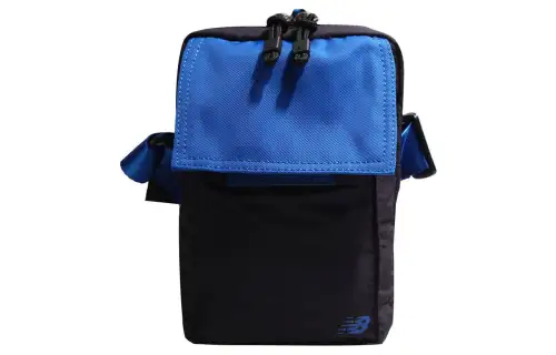 New Balance Fabric Shoulder Bag, Crossbody Bag Mini Unisex Blue/Black
