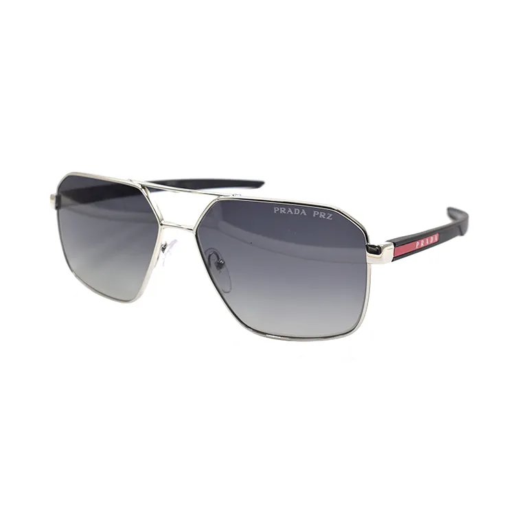 PRADA Linea Rossa SPS55W Sunglasses Men's Silver