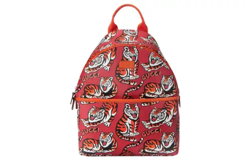 GUCCI Canvas Backpack For Kids' Red