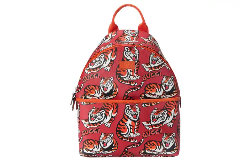 GUCCI Canvas Backpack For Kids' Red