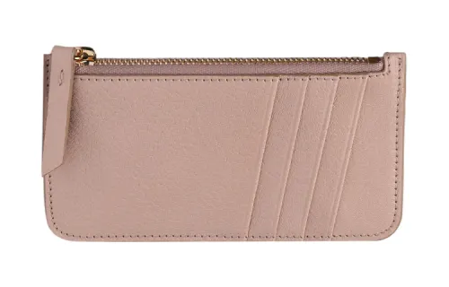 Maison Margiela Goatskin Card Holder Wallet Women's Pink