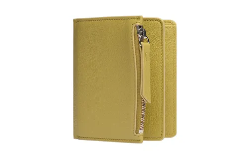 Maison Margiela Calfskin Wallet Women's Yellow