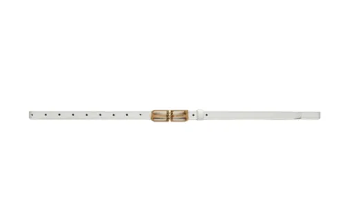 Balenciaga Minimalist Style Cow Leather Belts Women's Width 1.5cm