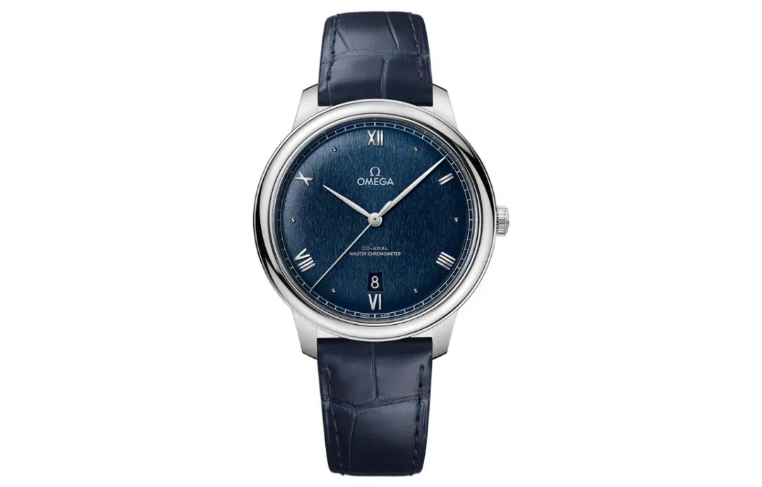 OMEGA Disc Fly Collection Elegant Automatic Mechanical Movement 30m Waterproof Men's Watches Watch Blue Dial