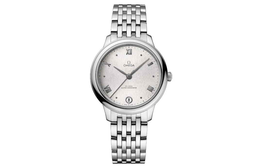 OMEGA Disc Fly Collection Elegant Automatic Mechanical Movement 30m Waterproof Women's Watch 34mm