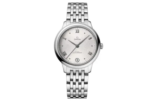 OMEGA Disc Fly Collection Elegant Automatic Mechanical Movement 30m Waterproof Women's Watch 34mm