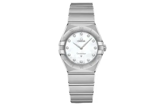 OMEGA Constellation Collection Zodiac Watch Quartz Movement Women's Watch 28mm White Dial