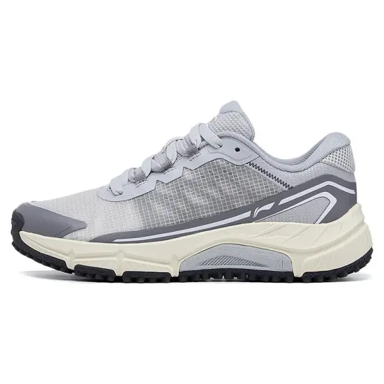 LiNing Yitai Lite Durable Breathable Low-Top Running Shoes Women's Gray
